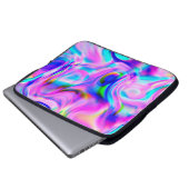 Multicolor abstrakter Hintergrund. Farbiges Muster Laptopschutzhülle (Vorne Knopf)
