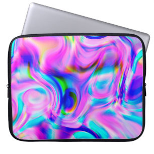Multicolor abstrakter Hintergrund. Farbiges Muster Laptopschutzhülle