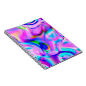 Multicolor abstrakter Hintergrund. Farbiges Muster Notizblock (Rechte Seite)