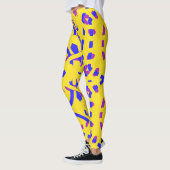 Multicolor-abstraktes Muster "Ratti_Creative_Arts" Leggings (Links)