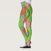 Multicolor-abstraktes Muster "Ratti_Creative_Arts" Leggings (Links)