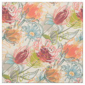 Multicolor African Abstrakt Floral Pattern Stoff (Muster)