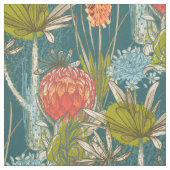 Multicolor African Abstrakt Floral Pattern Stoff (Muster)