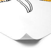 Multicolor African Elephant Poster (Ecke)