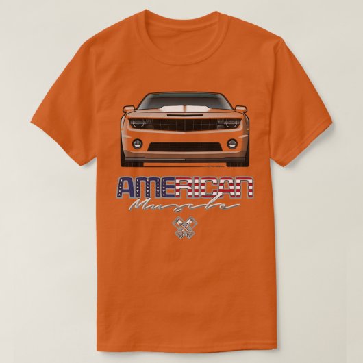 Multicolor American Muscle T-Shirt (Design vorne)