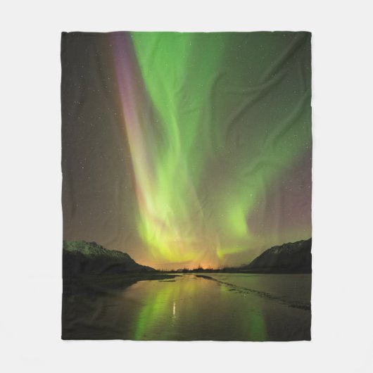 Multicolor Aurora Fleecedecke (Vorderseite)