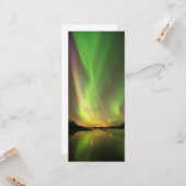 Multicolor Aurora Karte (Vorderseite/Rückseite Beispiel)