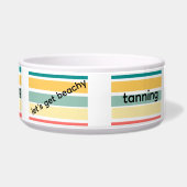 Multicolor, Badestrasse als Trinket Napf (Vorderseite)