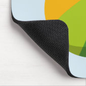 Multicolor Beach Ball Mousepad (Ecke)