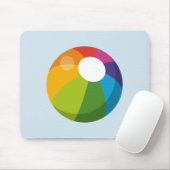 Multicolor Beach Ball Mousepad (Mit Mouse)