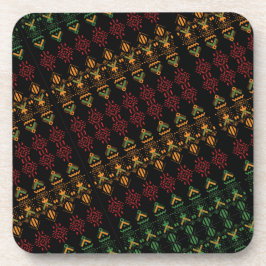 Multicolor Black History Month Geografie Getränkeuntersetzer