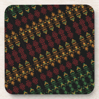 Multicolor Black History Month Geografie Getränkeuntersetzer