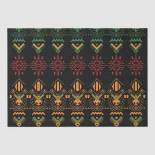 Multicolor Black History Month Geografie Seidenpapier