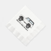 Multicolor Black Top Serviette (Ecke)