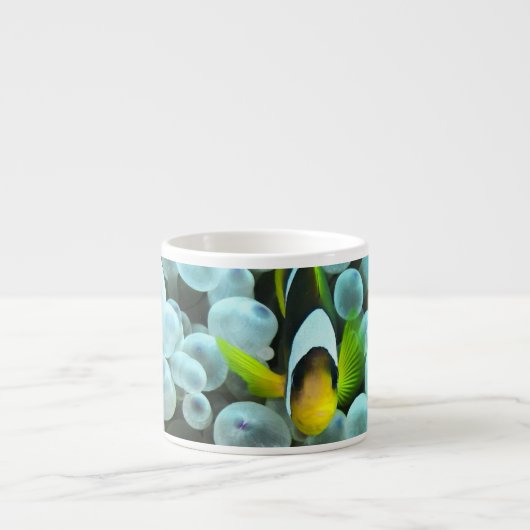 Multicolor Blue Shapes Espressotasse (Vorderseite)