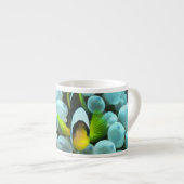 Multicolor Blue Shapes Espressotasse (Vorderseite Rechts)