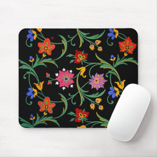 Multicolor-Blume Mousepad (Mit Mouse)