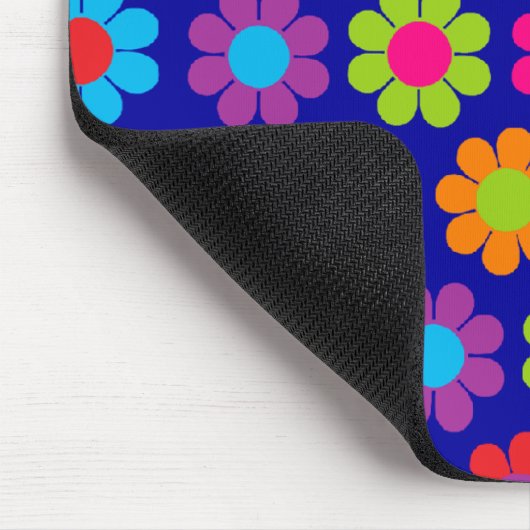 Multicolor-Blume-Power Mousepad (Ecke)