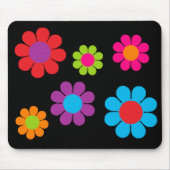 Multicolor-Blume-Power Mousepad (Vorne)