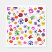 Multicolor-Blume Serviette (Vorderseite)