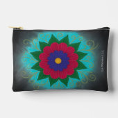 Multicolor-Blume Zubehörtasche (Vorderseite)