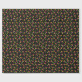 Multicolor-Blumendesign Geschenkpapier (Flach)