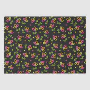 Multicolor-Blumendesign Seidenpapier