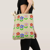 Multicolor-Blumenmuster Tasche (Von Nahem)