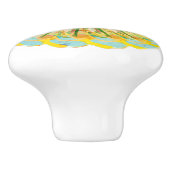 Multicolor Bohemische Keramik Keramikknauf (Seitenansicht)