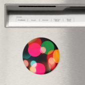 Multicolor Bokeh Party Magnet (In Situ (Geschirrspüler))