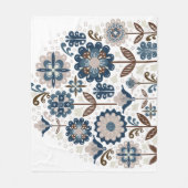 Multicolor Bouquets: Handgezeichnet Fleecedecke (Vorderseite)