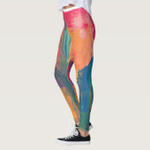 Multicolor-Bright-Muster Leggings (Links)