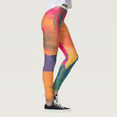 Multicolor-Bright-Muster Leggings (Rechts)