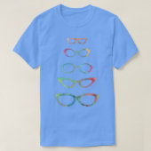 Multicolor-Brille 2 T-Shirt (Design vorne)