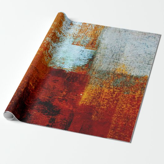Multicolor brush strokes in oil structure. Grunge Geschenkpapier (Ungerollt)