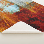 Multicolor brush strokes in oil structure. Grunge Sherpadecke (3/4)
