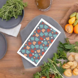 Multicolor Butterfly Serviette