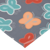 Multicolor Butterfly Tischdecke (Schrägansicht)