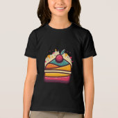 Multicolor Cake Design Bella+Leinwand Jugend Tri-Blend Shirt (Vorderseite)