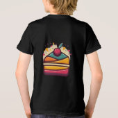 Multicolor Cake Design Bella+Leinwand Tri-Blend Shirt (Rückseite)