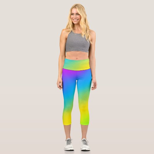 Multicolor Capri Leggings (Vorderseite)