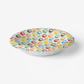 Multicolor-Cartoon-Papierplatte Pappteller (Gewinkelt)