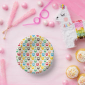 Multicolor-Cartoon-Papierplatte Pappteller (Party)