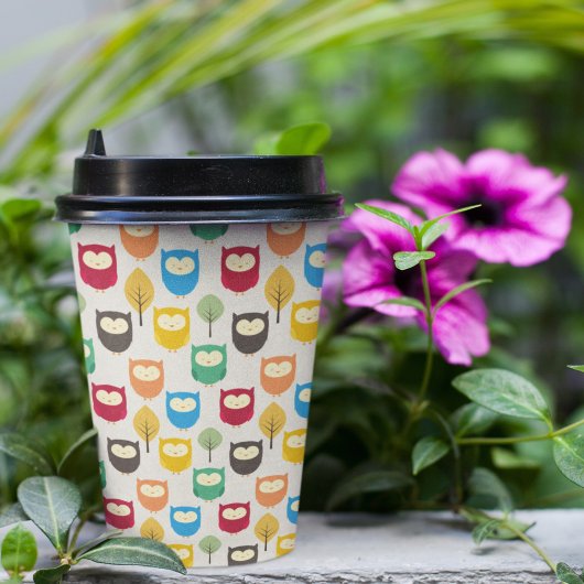 Multicolor-Cartoon-Papiertasse Pappbecher
