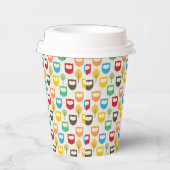 Multicolor-Cartoon-Papiertasse Pappbecher (Rechts)