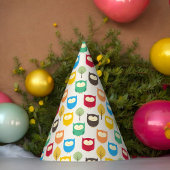 Multicolor-Cartoon-Party-Hut Partyhütchen