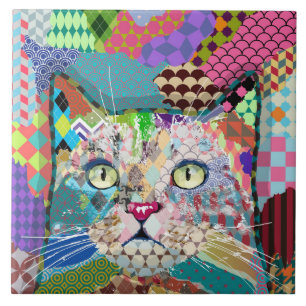 Multicolor cat 671 Muster Fliese