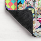 Multicolor cat 671 Muster Mousepad (Ecke)