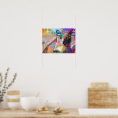Multicolor Cat 676 Muster Poster (Küche)