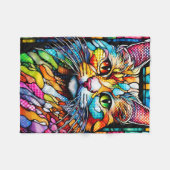 Multicolor Cat 708 Muster Fleecedecke (Vorderseite (Horizontal))